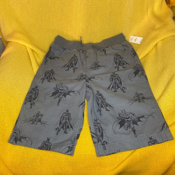 Gray & Blue Pull-on Cotton Shorts with DC Comics Batman. Gap Kids 14-16 NWT - Picture 11 of 15